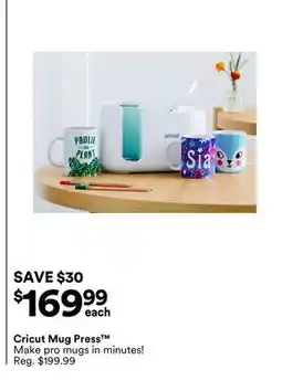 Michaels Cricut Mug Press offer