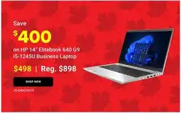 Visions Electronics HP 14 Elitebook 640 G9 i5-1245U Business Laptop offer