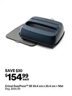Michaels Cricut EasyPress SE 30.4 cm x 25.4 cm + Mat offer