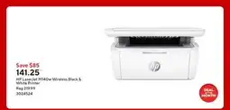 Staples HP LaserJet M140w Wireless Black & White Printer offer