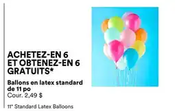 Michaels Ballons en latex standard de 11 po offer