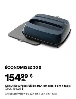Michaels Cricut EasyPress SE de 30,4 cm x 25,4 cm + tapis offer