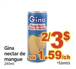 T&T Supermarket Gina nectar de mangue offer