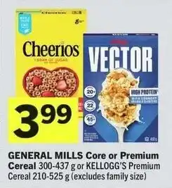 IGA General Mills Core or Premium Cereal or Kellogg's Premium Cereal offer