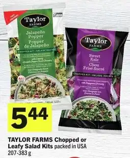 IGA Taylor Farms Chopped or Leafy Salad Kits offer