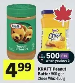 IGA Kraft Peanut Butter or Cheez Whiz offer