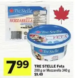 IGA Tre Stelle Feta or Mozzarella offer