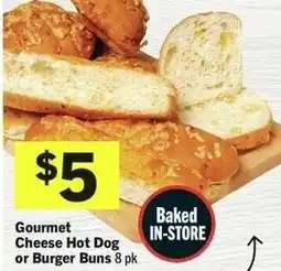 IGA Gourmet Cheese Hot Dog or Burger Buns offer