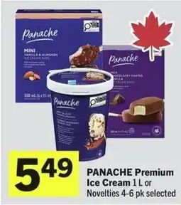 IGA Panache Premium Ice Cream or Novelties offer