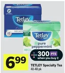 IGA Tetley Specialty Tea offer