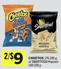 IGA Cheetos or Smartfood Popcorn offer