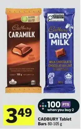 IGA Cadbury Tablet Bars offer
