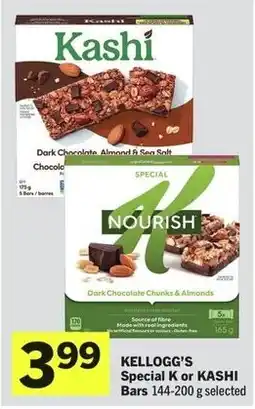 IGA Kellogg's Special K or Kashi Bars offer