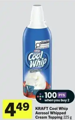 IGA Kraft Cool Whip Aerosol Whipped Cream Topping offer