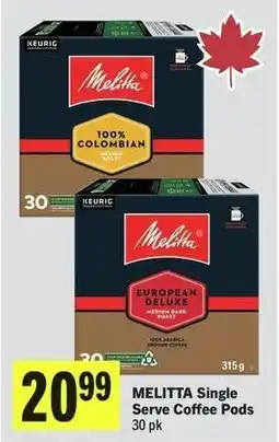 IGA Melitta Single Serve Coffee Pods offer