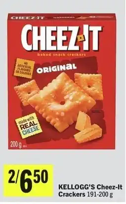 IGA Kellogg's Cheez-It Crackers offer