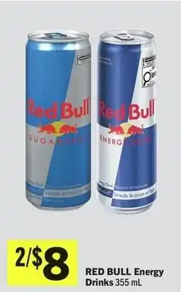 IGA Red Bull Energy Drinks offer