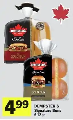 IGA Dempster's Signature Buns offer