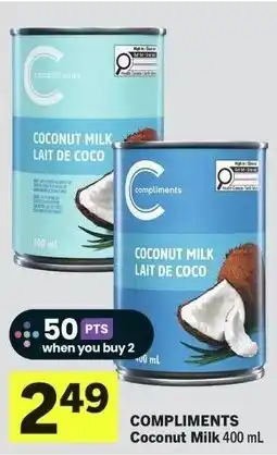 IGA Compliments Coconut Milk offer