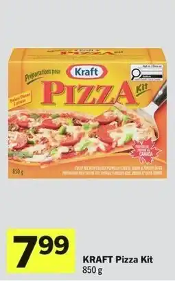 IGA Kraft Pizza Kit offer