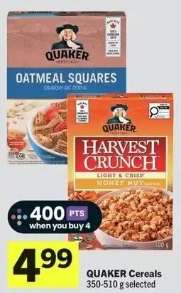 IGA Quaker Cereals offer