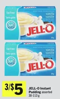 IGA Jell-o Instant Pudding Assorted offer