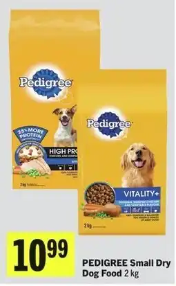 IGA Pedigree Small Dry Dog Food offer