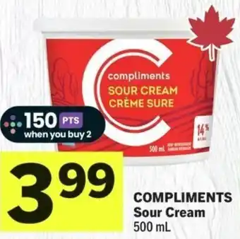 Compliments Sour Cream