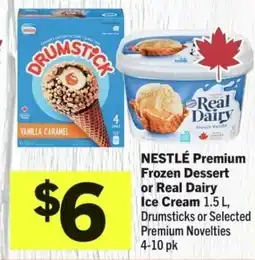 IGA Nestlé Premium Frozen Dessert or Real Dairy Ice Cream, Drumsticks or Selected Premium Novelties offer