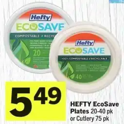 IGA Hefty EcoSave Plates or Cutlery offer