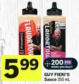 IGA Guy Fieri's Sauce offer