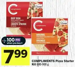 IGA Compliments Pizza Starter Kit offer