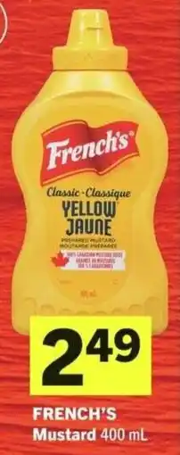 IGA French's Mustard offer