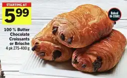 IGA 100% Butter Chocolate Croissants or Brioche offer