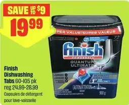 FreshCo Finish Dishwashing Tabs offer