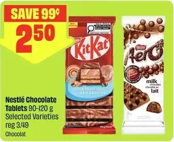 FreshCo Nestlé Chocolate Tablets offer