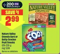 FreshCo Nature Valley Granola Bars or Betty Crocker Fruit Snacks offer