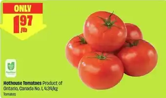 FreshCo Hothouse Tomatoes offer
