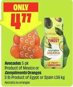 FreshCo Avocados or Compliments Oranges offer