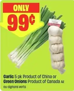 FreshCo Garlic or Green Onions offer