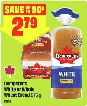 FreshCo Dempster's White or Whole Wheat Bread offer