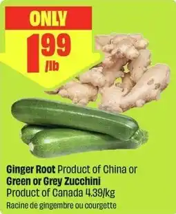 FreshCo Ginger Root or Green or Grey Zucchini offer