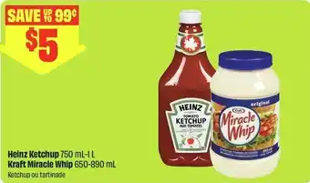 FreshCo Heinz Ketchup, Kraft Miracle Whip offer