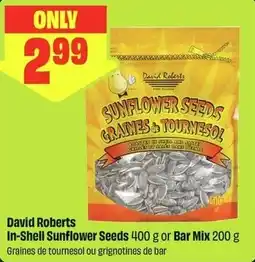 FreshCo David Roberts In-Shell Sunflower Seeds or Bar Mix offer