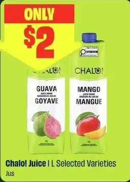 FreshCo Chalo! Juice offer