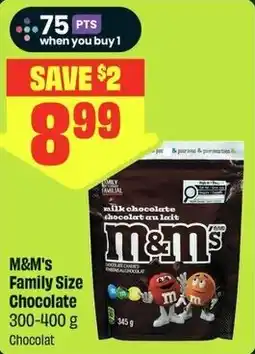 FreshCo M&M's Family Size Chocolate offer
