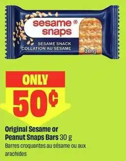 FreshCo Original Sesame or Peanut Snaps Bars offer