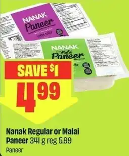 FreshCo Nanak Regular or Malai Paneer offer