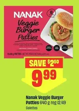 FreshCo Nanak Veggie Burger Patties offer