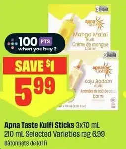 FreshCo Apna Taste Kulfi Sticks offer